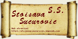 Stoisava Šućurović vizit kartica